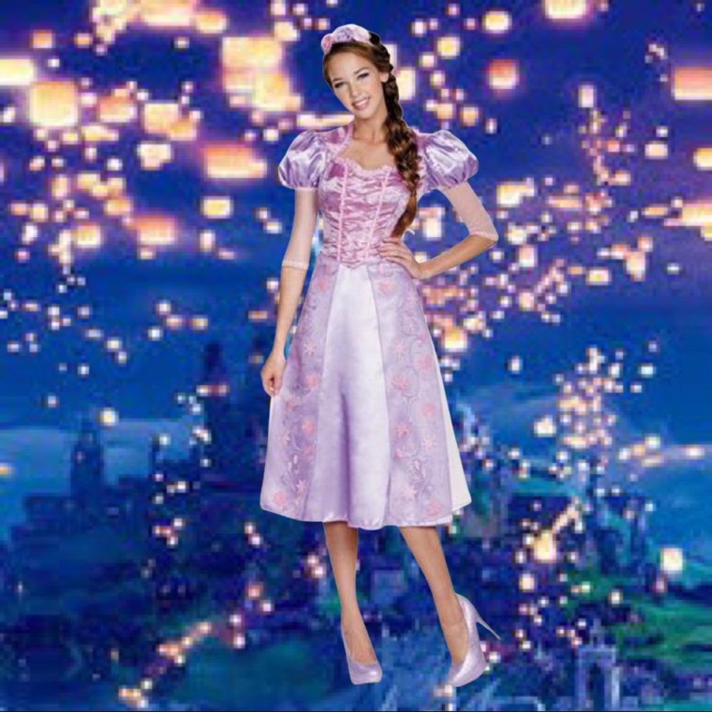 Very Rare Design Rapunzel Dress Size 4-6